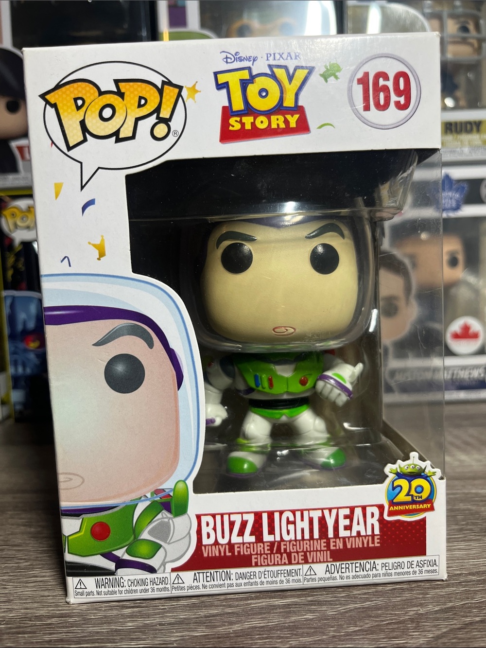 Funko POP! Toy Story Buzz Lightyear Vinyl Figure - White, Green & Purple